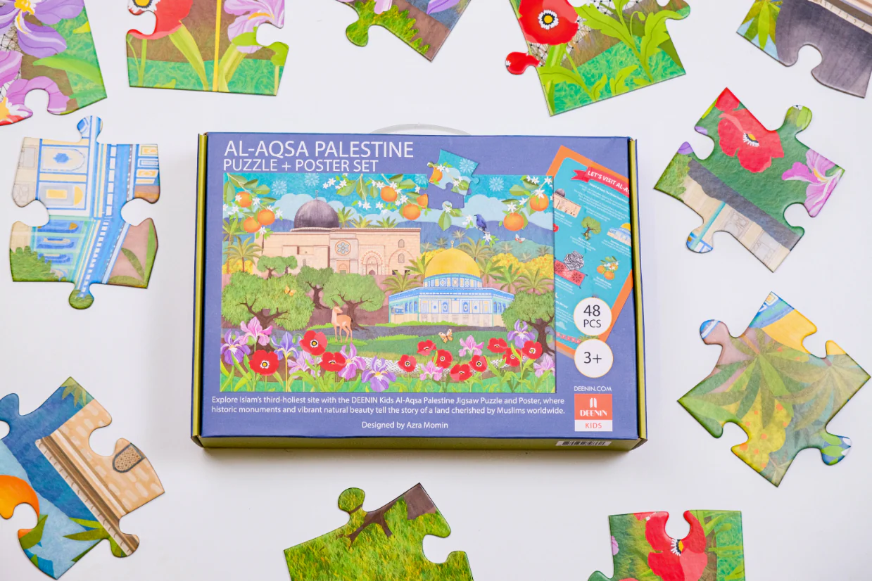 DEENIN Kids' Al-Aqsa Palestine Puzzle + Poster Set - Image 3