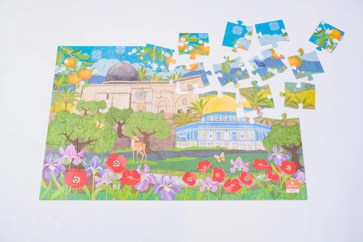 DEENIN Kids' Al-Aqsa Palestine Puzzle + Poster Set - Image 6