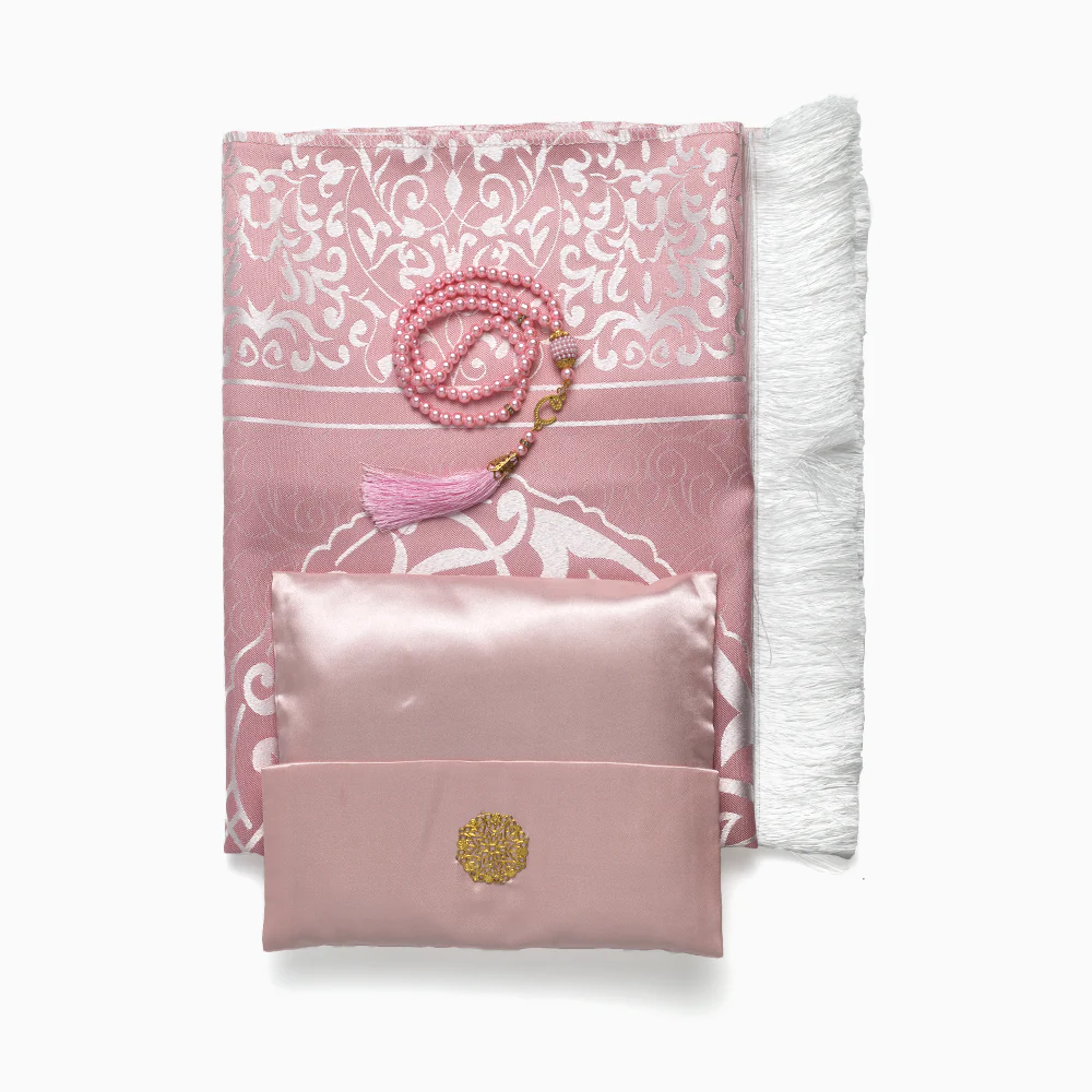 Ebadat Gift Prayer Mat with Matching Prayer Beads - Image 10