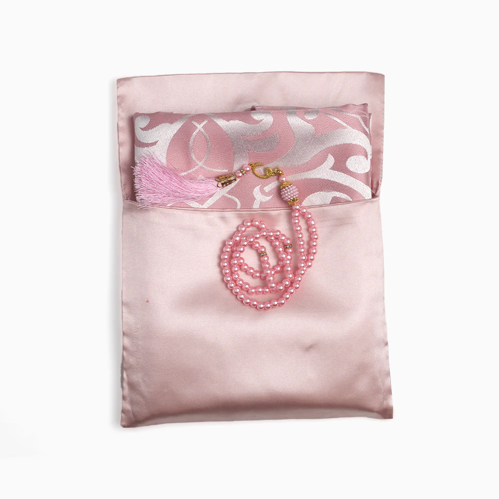 Ebadat Gift Prayer Mat with Matching Prayer Beads - Image 12
